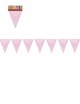 Bandera triángulo rosa baby 20x30 25mts | Ducaval | Envíos 24/48 horas