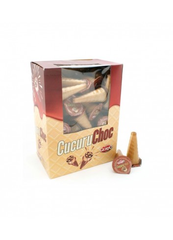 Cucurucho chocolate bote 60 unidades | Ducaval | Envíos 24/48 horas