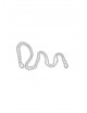 Collar de perlas largo blanco 146cm