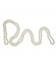 Collar de perlas largo crema 146cm