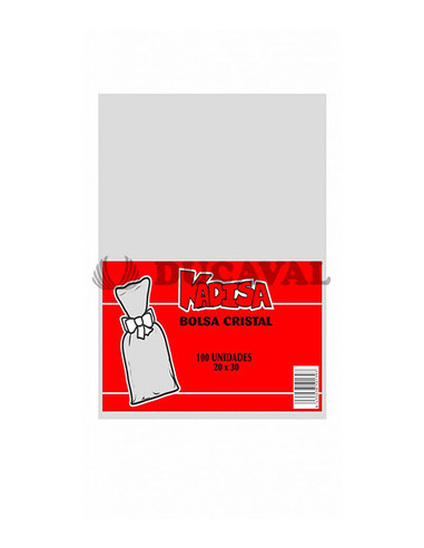 Bolsa 20x30 cristal transparente 100u.Ducval envios 2448 horas