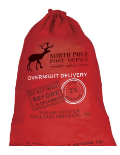 Saco papa noel fieltro 65x45cms | Ducaval | Envías 24/48 horas 