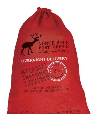 Saco papa noel fieltro 65x45cms | Ducaval | Envías 24/48 horas 