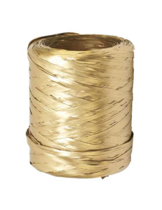 Bobina rafia oro 5 mm x 100 mt | Ducaval | Envíos 24/48 horas