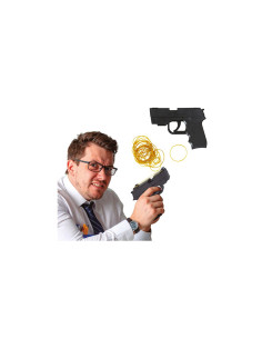 Pistolas gomas elasticas 17cm | Ducaval | Envías 24/48 horas 