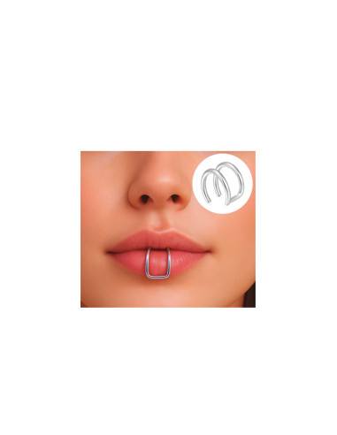 Piercing falso doble labio | Ducaval | Envías 24/48 horas 