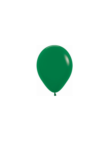 Globo latex sld verde selva 12,5cm 100ud | ducaval | Envíos 24/48h