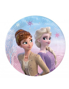 Platos Frozen II 20cm 8ud | Ducaval | Envíos 24/48 horas