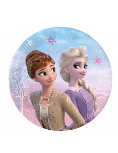 Platos Frozen II 20cm 8ud | Ducaval | Envíos 24/48 horas