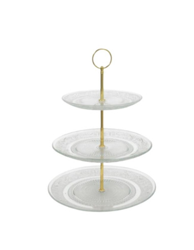 Tartera 3 Pisos Ruth 25X36 CM | Ducaval | Envías 24/48 horas 