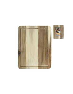 Tabla de corte madera Acacia 28X21, 6X1.4 CM | Ducaval | Envías 24/48