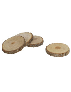 Set 4 Posavasos Madera 8 CM  | Ducaval | Envías 24/48 horas 