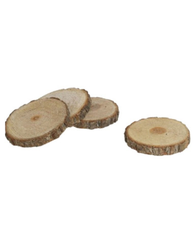 Set 4 Posavasos Madera 8 CM  | Ducaval | Envías 24/48 horas 
