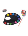 Paleta Pintor 90G + Pincel + Pinturas  | Ducaval | Envías 24/48 horas