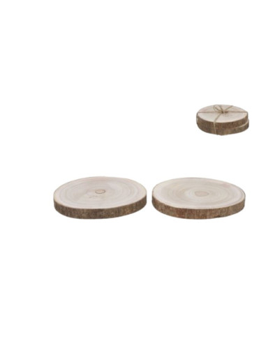  Set 2 Peana Madera Iron 15X15X2 CM Ducaval | Envías 24/48 horas 