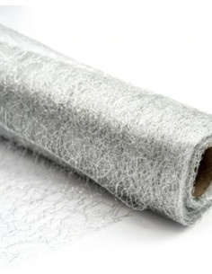 Malla decorativa fibra plata  | Ducaval | Envías 24/48 horas 