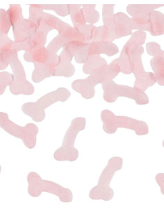 Tubo confeti penes rosa 20cm | Ducaval | Envías 24/48 horas 