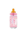 Colgante panal botella biberon rosa 30 cm| Ducaval | Envías 24/48 hor