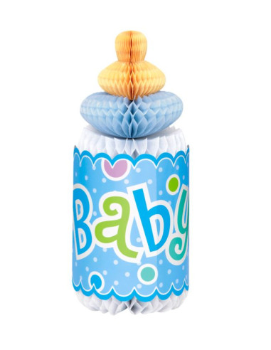 Colgante panal botella biberon azul 30 cm | Ducaval | Envías 24/48 ho