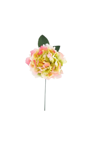 Flor con pinza 14 cm verde  | Ducaval | Envías 24/48 horas 