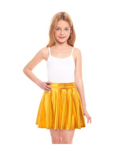 Falda metalizada oro infantil | Ducaval | Envías 24/48 horas 