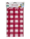 Mantel cuadros rojo 137x244cm. | Ducaval | Envías 24/48 horas 