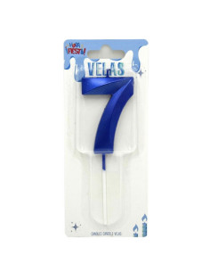 Vela Biselado Azul 7 | Ducaval | Envías 24/48 horas 
