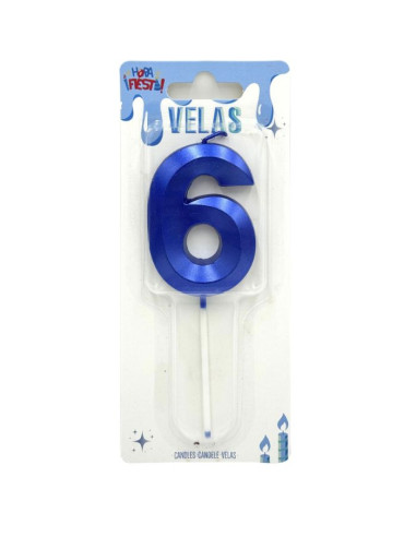  Vela Biselado Azul 6| Ducaval | Envías 24/48 horas 