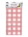 Mantel cuadros rosa 137x244cm. | Ducaval | Envías 24/48 horas 