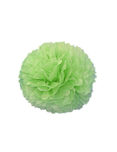 Flor papel verde 24cm 1 pc | Ducaval | Envías 24/48 horas 