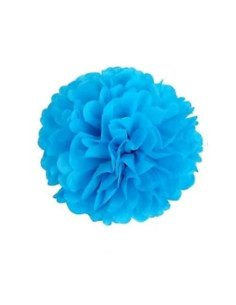 Flor papel azul 24cm 1 pc | Ducaval | Envías 24/48 horas 