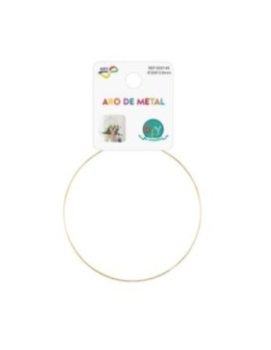 Aro de metal 20cm 1pc | Ducaval | Envías 24/48 horas 