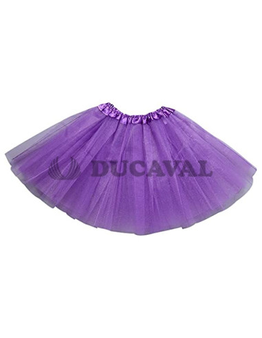 Tutú en color morado de 45cm | Ducaval | Envíos 24/48h