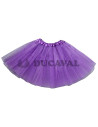 Tutú en color morado de 45cm | Ducaval | Envíos 24/48h