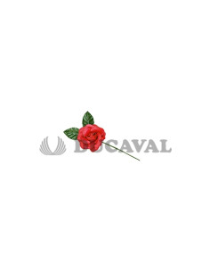 Flor de sevillana roja pequeña | Ducaval | Envíos 24/48 horas 