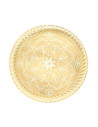 Bandejas redondas navideñas Winter oro 30cm | Ducaval | Envías 24/48 
