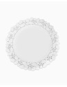 Blonda redonda blanca 32cm papel 7und | Ducaval | Envíos 24/48 horas