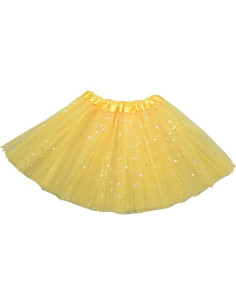 Tutu con purpurina dorado 45cm. | Ducaval | Envíos 24/48 horas 