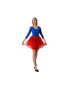 Tutu con purpurina rojo 45cm. | Ducaval | Envíos 24/48 horas 