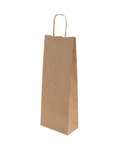 Bolsa vino papel 14.8x8x39.3cm  | Ducaval | Envías 24/48 horas 