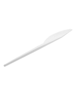   Cuchillo reutilizable blanco 16.5 cm 20 u  | Ducaval | Envías 24/48