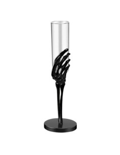 Copa forma mano esqueleto 21 cm negro  | Ducaval | Envías 24/48 horas