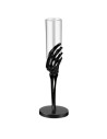 Copa forma mano esqueleto 21 cm negro  | Ducaval | Envías 24/48 horas