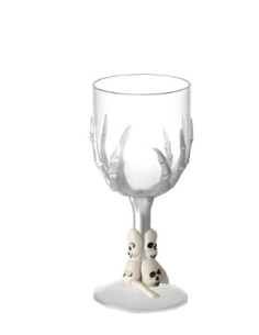 Copa forma mano esqueleto 17.6cm blanca | Ducaval | Envías 24/48 hora