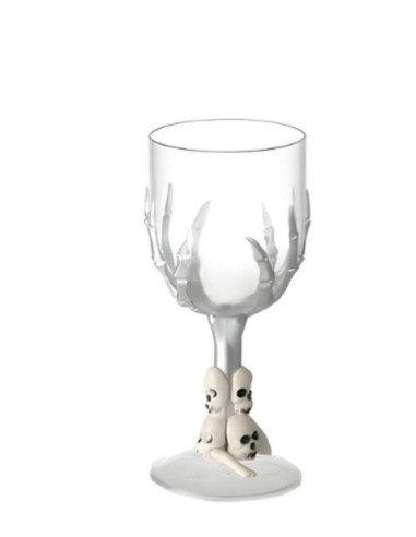 Copa forma mano esqueleto 17.6cm blanca | Ducaval | Envías 24/48 hora