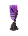 Copa forma mano esqueleto 17.5cm morado | Ducaval | Envías 24/48 hora