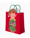 Bolsa elfo travieso 26x10x32cm 1u | Ducaval | Envías 24/48 horas 