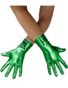 Guantes metalizados verdes | Ducaval | Envías 24/48 horas