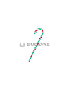 Bastón navidad R/V