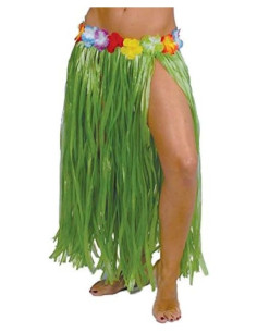 Falda Hawaiana 60cm verde pistacho | Ducaval | Envías 24/48 horas 